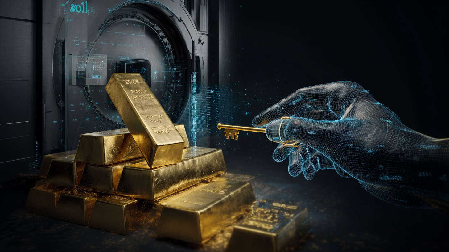 Gold in hand